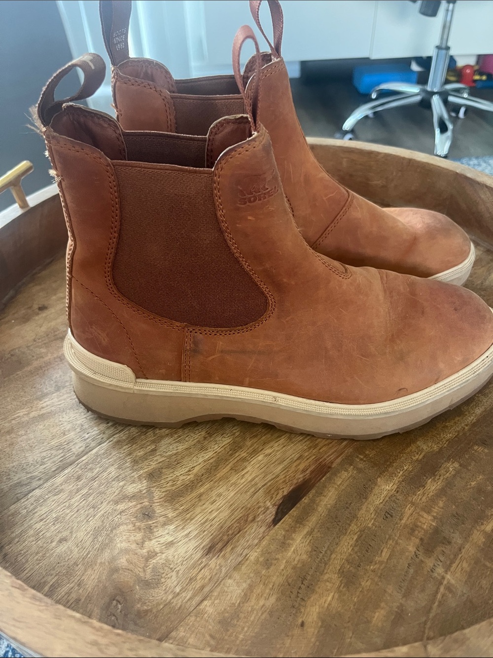 Sorel Wimens Chukka Boots in Chestnut Brown